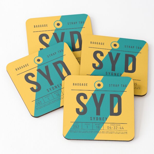 Item preview, Luggage Tag E - SYD Sydney Australia designed and sold by VoodooCircus.