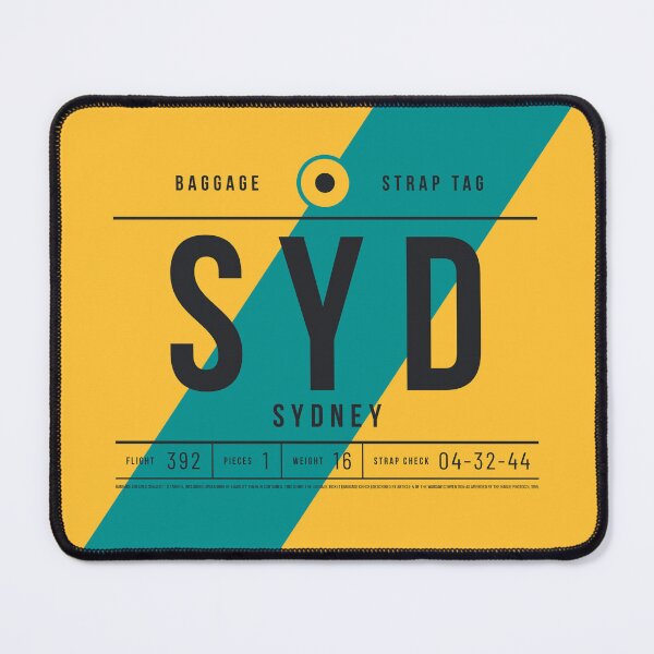 Item preview, Luggage Tag E - SYD Sydney Australia designed and sold by VoodooCircus.