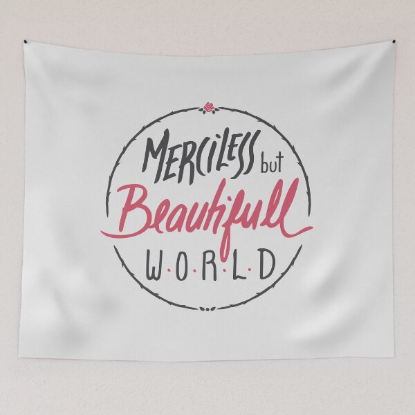 Item preview, Merciless but Beautifull world [white] designed and sold by SorceressDream.