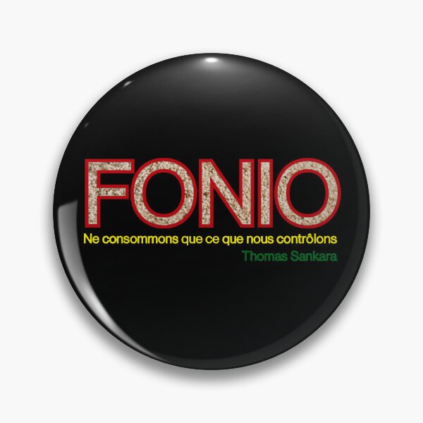 Item preview, Thomas Sankara Citation Ne Consommons Que Ce Que Nous Controlons le Fonio de Assimi Goita designed and sold by Tony Cisse.