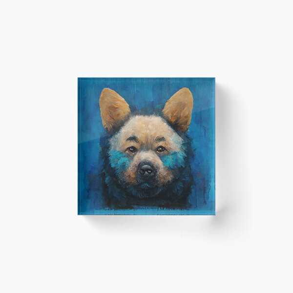 Item preview, Blue chow-chow designed and sold by GeneratedArt.