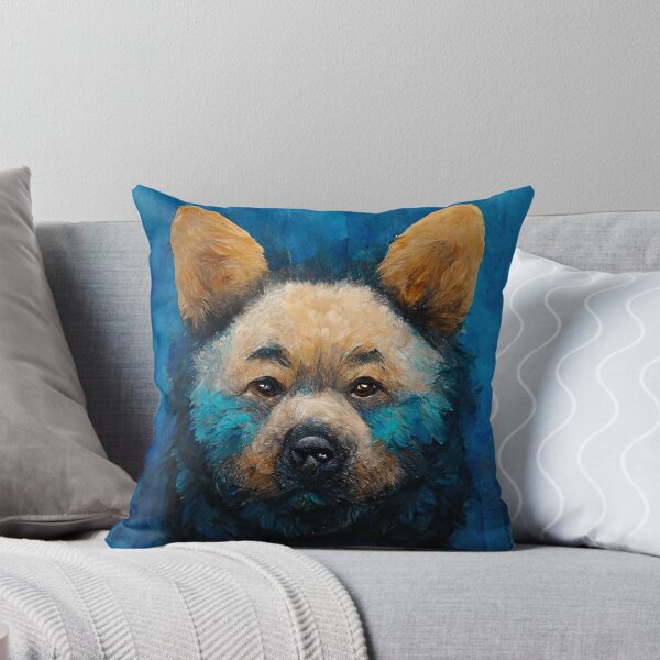 Item preview, Blue chow-chow designed and sold by GeneratedArt.