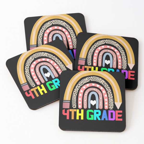 Item preview, Fourth Grade Teacher Leopard Rainbow 4th Grade Teacher Funny  designed and sold by vergiebee.