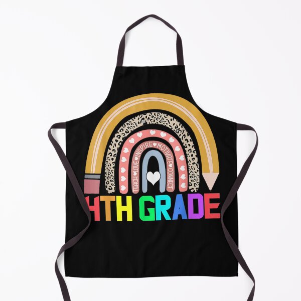 Item preview, Fourth Grade Teacher Leopard Rainbow 4th Grade Teacher Funny designed and sold by vergiebee.