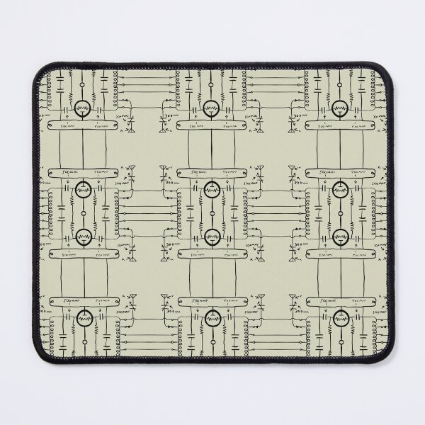 Item preview, Schematic radio looking pattern. While not actually real, it’s a unique hand drawn geometric repeating pattern - WelshDesigns designed and sold by welshdesigns.