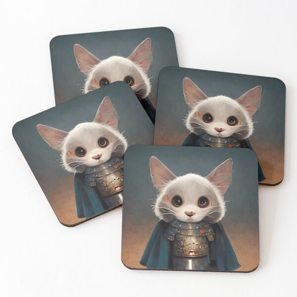 Item preview, Baby cat knight designed and sold by GeneratedArt.