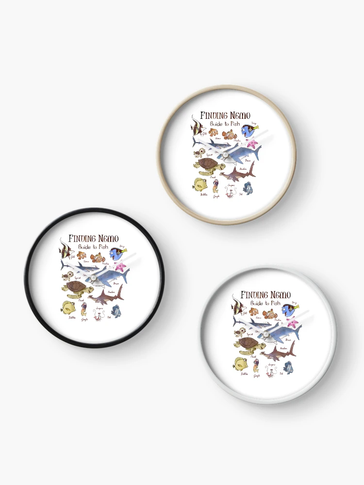 Thumbnail 3 of 4, Clock, Fish Guide Graphic designed and sold by RemyGav17.