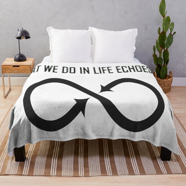 Item preview, What we do in life echoes in Eternity designed and sold by Scrambledwords.