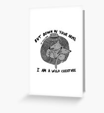 broom people Greeting Card