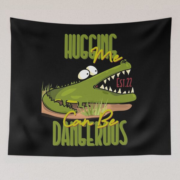 Item preview, HUGGING ME CAN BE DANGEROUS designed and sold by GAADesignz.