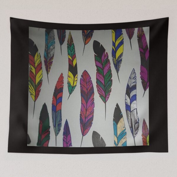 Item preview, Bird Feathers Doodle Art designed and sold by Missy69.