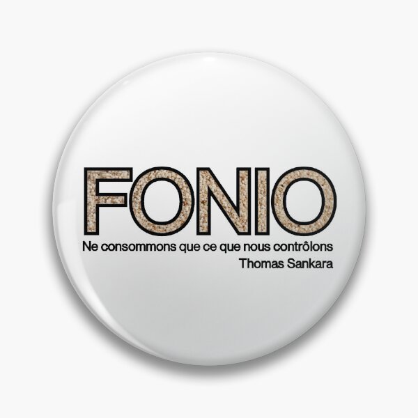 Item preview, Thomas Sankara Citation Ne Consommons Que Ce Que Nous Controlons le Fonio de Assimi Goita designed and sold by Tony Cisse.