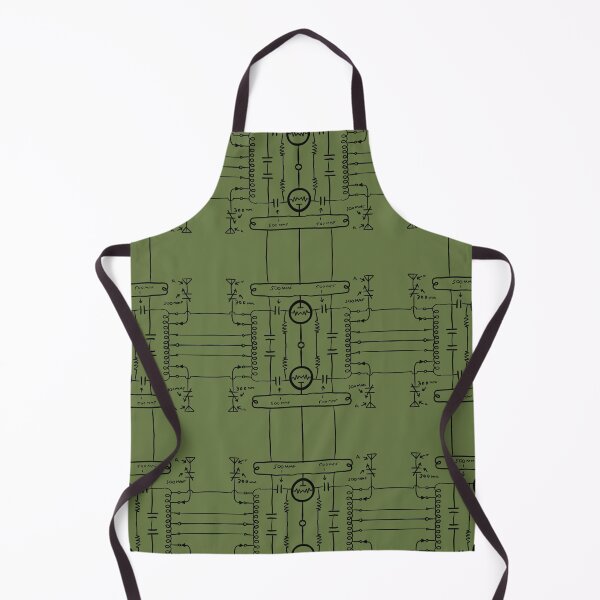 Item preview, Schematic radio looking pattern. While not actually real, it’s a unique hand drawn geometric repeating pattern - WelshDesigns designed and sold by welshdesigns.
