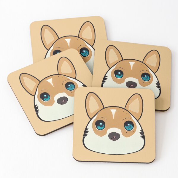 Item preview, A cute blond corgi dog's face designed and sold by etherElric.