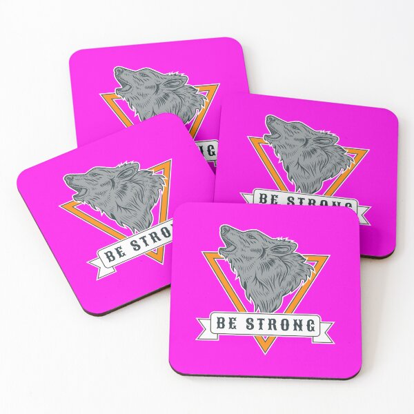 Item preview, Be strong like a wolf - graphic drawing howling wolf designed and sold by SICK-SENSE.