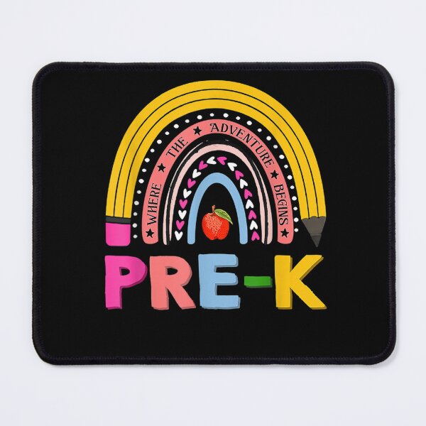 Item preview, Pre K Where The Adventure Begins Rainbow Back To School Kids designed and sold by vergiebee.