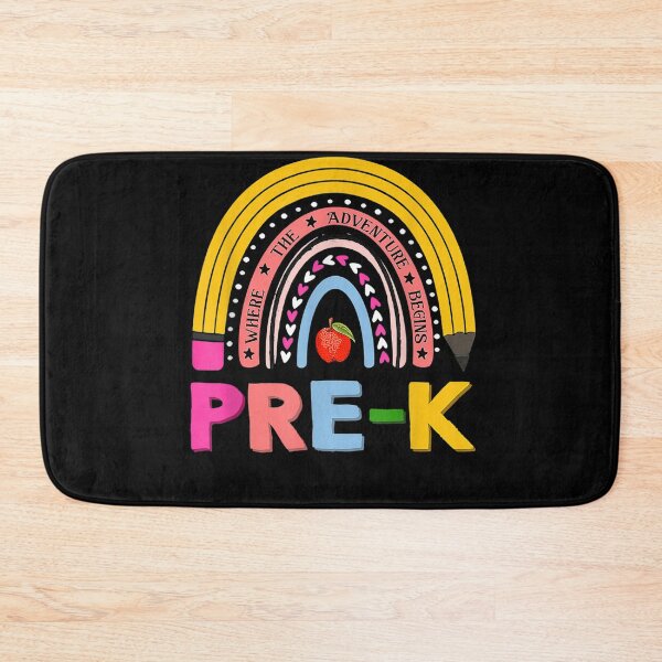 Item preview, Pre K Where The Adventure Begins Rainbow Back To School Kids  designed and sold by vergiebee.