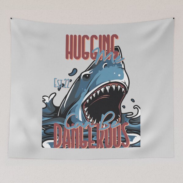 Item preview, HUGGING ME CAN BE DANGEROUS designed and sold by GAADesignz.