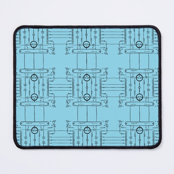 Item preview, Schematic radio looking pattern. While not actually real, it’s a unique hand drawn geometric repeating pattern - WelshDesigns designed and sold by welshdesigns.