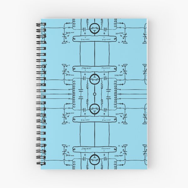 Item preview, Schematic radio looking pattern. While not actually real, it’s a unique hand drawn geometric repeating pattern - WelshDesigns designed and sold by welshdesigns.
