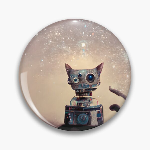 Item preview, Cat robot in space designed and sold by GeneratedArt.