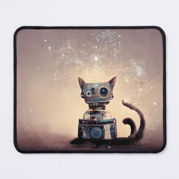 Item preview, Cat robot in space designed and sold by GeneratedArt.