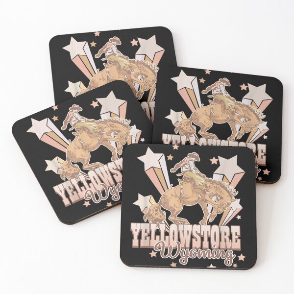 Item preview, Retro Vintage Yellowstone Wyoming Wild West Cowboy Rodeo  designed and sold by vergiebee.