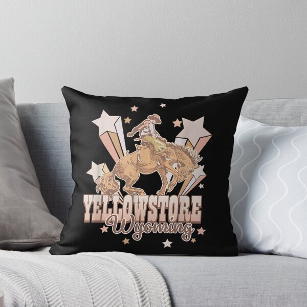 Item preview, Retro Vintage Yellowstone Wyoming Wild West Cowboy Rodeo designed and sold by vergiebee.