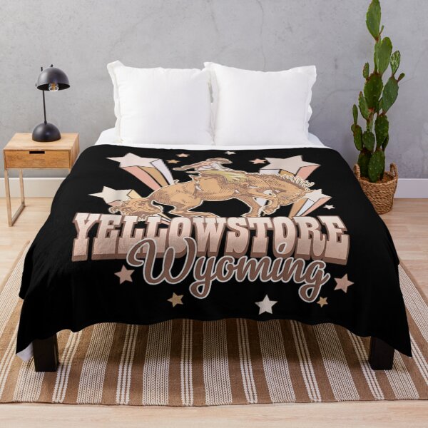Item preview, Retro Vintage Yellowstone Wyoming Wild West Cowboy Rodeo designed and sold by vergiebee.