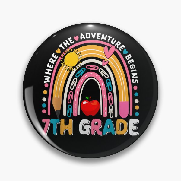 Item preview, Funny Where The Adventure Begins 7th Grade Back To School  designed and sold by vergiebee.