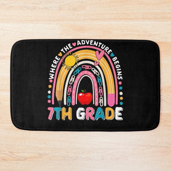 Item preview, Funny Where The Adventure Begins 7th Grade Back To School  designed and sold by vergiebee.