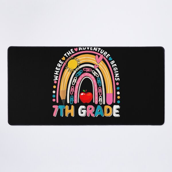 Item preview, Funny Where The Adventure Begins 7th Grade Back To School  designed and sold by vergiebee.