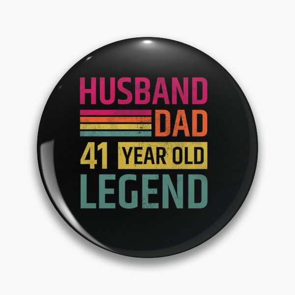 Item preview, HUSBAND DAD 41 YEAR OLD LEGEND FUNNY BIRTHDAY designed and sold by sobriowslen.