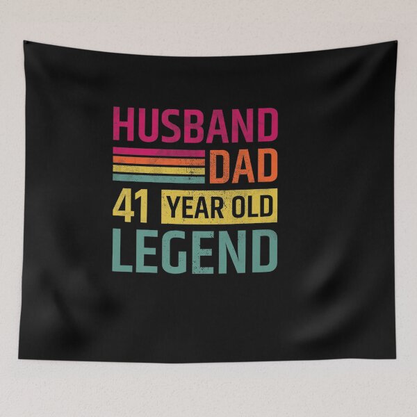 Item preview, HUSBAND DAD 41 YEAR OLD LEGEND FUNNY BIRTHDAY designed and sold by sobriowslen.