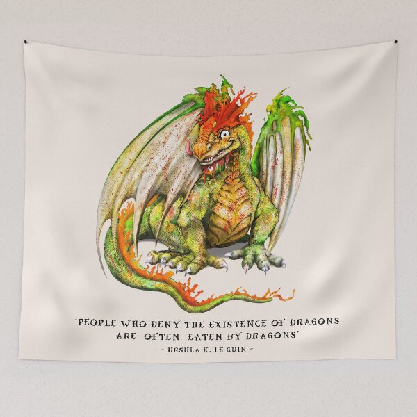 Item preview, Don't Get Eaten! | Cartoon Dragon designed and sold by Snootrac.