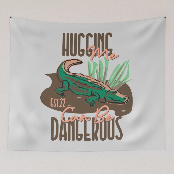 Item preview, HUGGING ME CAN BE DANGEROUS designed and sold by GAADesignz.