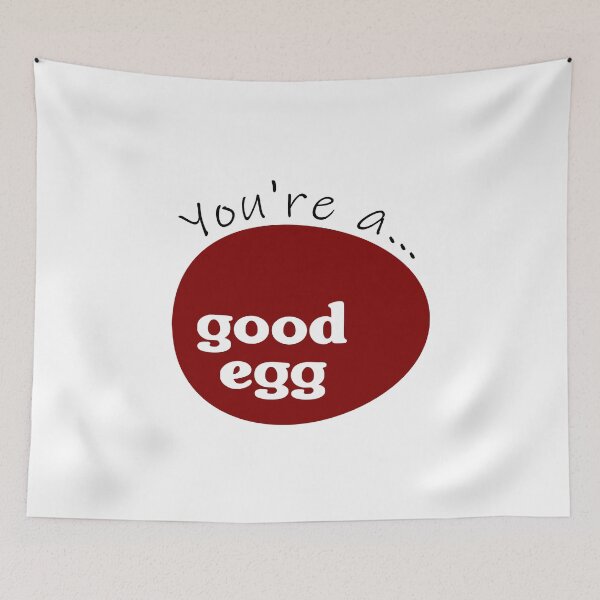 Item preview, You're a Good Egg (Maroon Egg) designed and sold by NameThatShirt.