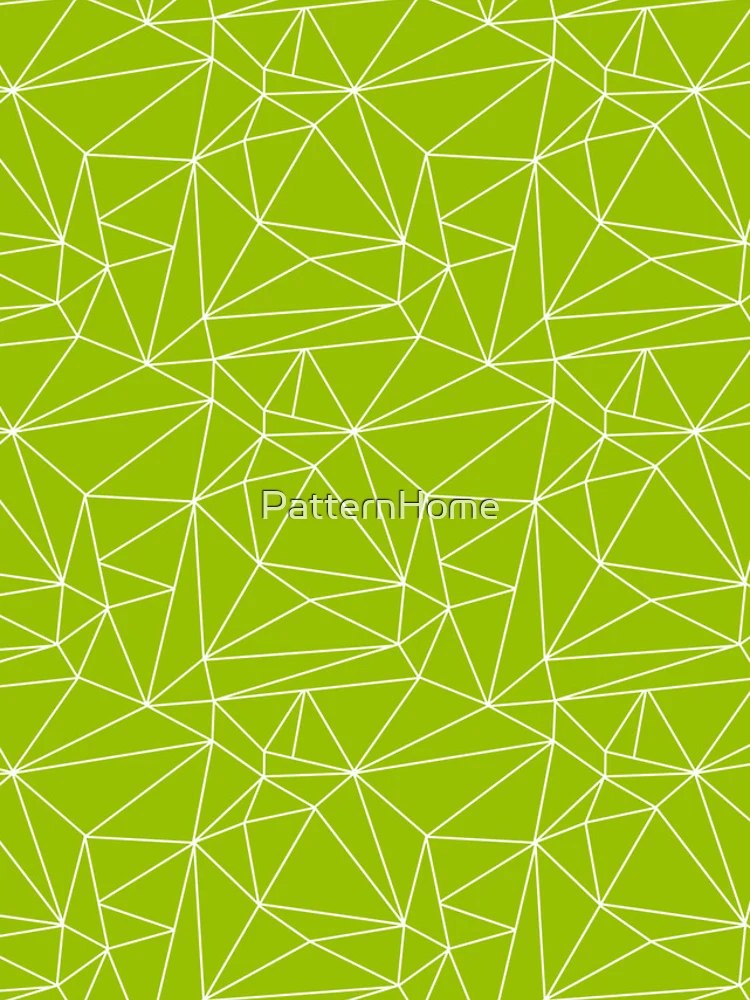 Thumbnail 5 of 5, iPhone Case, Geometric Lime Green Pattern designed and sold by PatternHome.