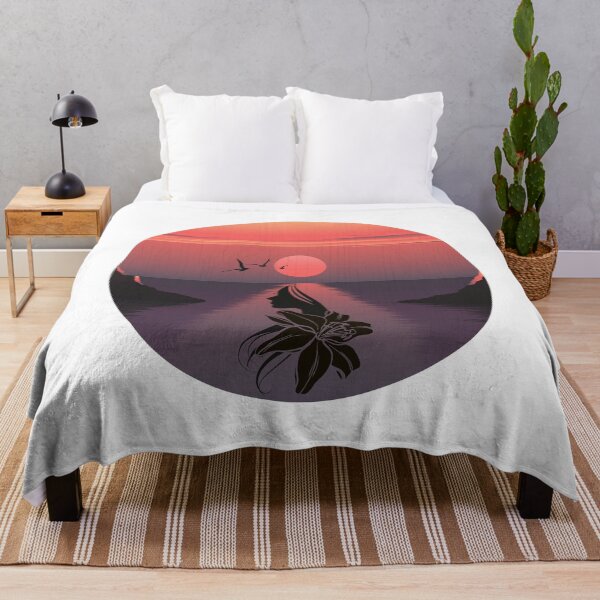 Item preview, Georgia Okeeffe Pink Moon Over Water designed and sold by Kunal Smart.