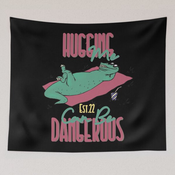 Item preview, HUGGING ME CAN BE DANGEROUS designed and sold by GAADesignz.