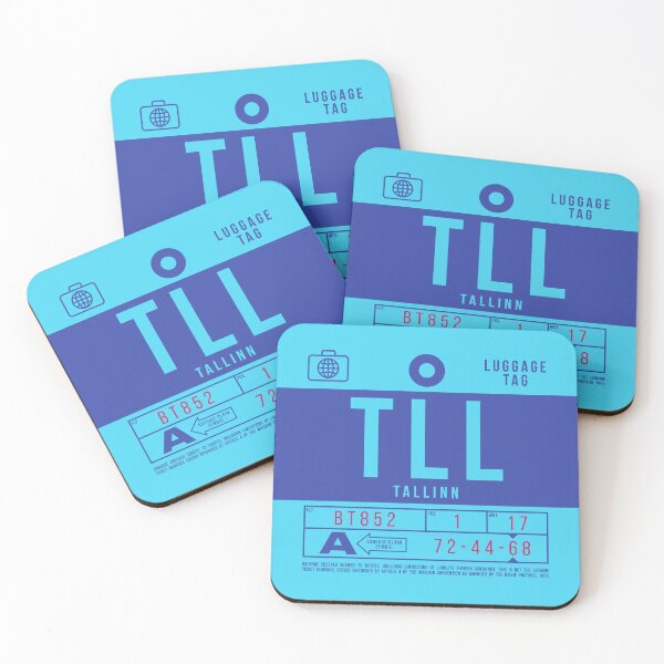Item preview, Luggage Tag B - TLL Tallinn Estonia designed and sold by VoodooCircus.