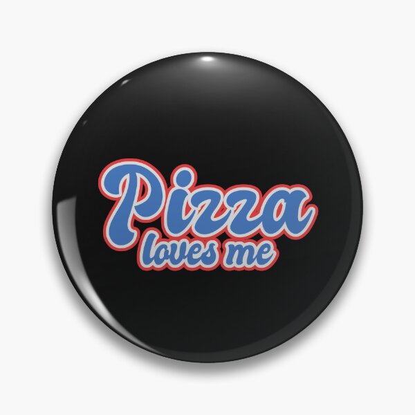 Item preview, Pizza Loves Me - Blue designed and sold by Chubuter.