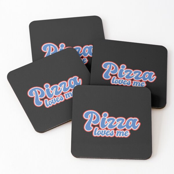 Item preview, Pizza Loves Me - Blue designed and sold by Chubuter.