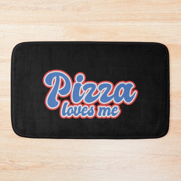 Item preview, Pizza Loves Me - Blue designed and sold by Chubuter.