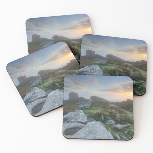 Item preview, Misty sunrise (Carn Brea) designed and sold by bitm2007.