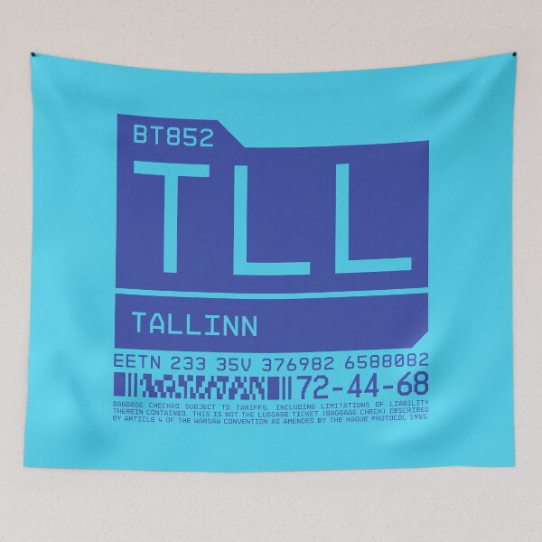 Item preview, Luggage Tag C - TLL Tallinn Estonia designed and sold by VoodooCircus.