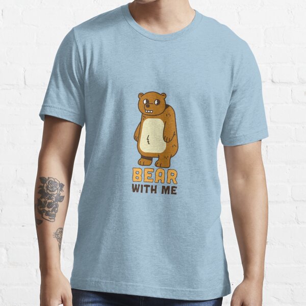 Men's Bear With Me T-Shirt (Graphic Tee Series) Wowzerful