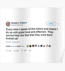 President Donald Trump's Tweet Poster