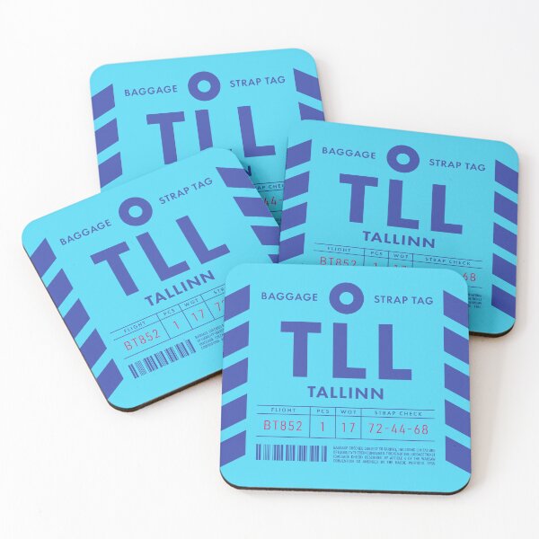 Item preview, Luggage Tag D - TLL Tallinn Estonia designed and sold by VoodooCircus.