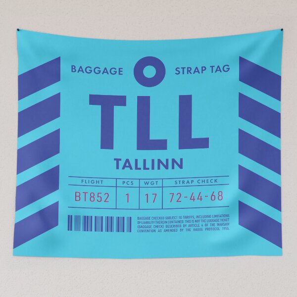 Item preview, Luggage Tag D - TLL Tallinn Estonia designed and sold by VoodooCircus.